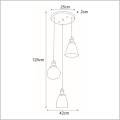 Kaja Samanta K-8036B-3 lampa wisząca 3xGU10 50W