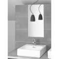 lampa wisząca klosz z czarnego betonu FEBE XS  LOFTlight