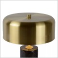 lampa stojąca art deco mosiężny klosz 25cm Lucide Mirasol 34540-03-30