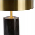 czarny marmur ekskluzywna lampa do salonu Lucide Mirasol 34540-03-30