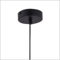 lampa Sigma Sol na czarnym przewodzie z czarnym zawiesiem