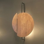 Sun Set C kinkiet dekoracyny ciemne drewno 2xG53 Nowodvorski