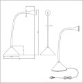 Reality Viper LED 3W uniwersalna lampa z elastycznym ramieniem