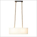 Sailor lampa wisząca jutowe sznury płócienny abażur Brilliant 99195/09
