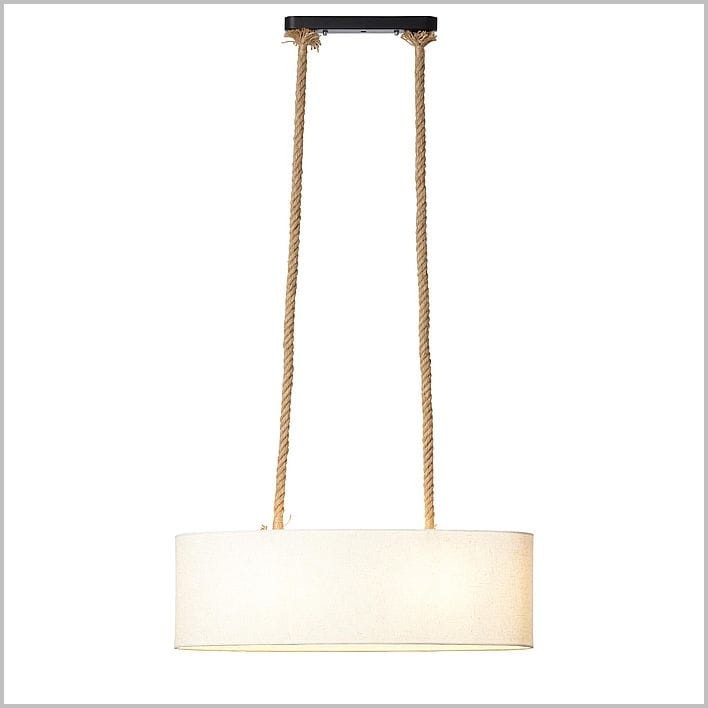 Sailor lampa wisząca jutowe sznury płócienny abażur Brilliant 99195/09