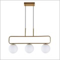 lampa wisząca mosiądz biały 3xG9 Candellux Jove 33-01573