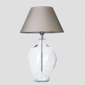 4concepts Capri  lampa szklana ręcznie formowana z szarym abażurem L014041206