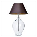 4concepts szklane rękodzieło lampa Capri z czarno złotym kloszem L014041214