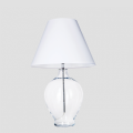 4concepts Capri L014041312 bezbarwna szklana lampa z wysokim abażurem
