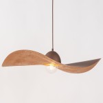 Kapello L brązowo miedziana lampa wisząca 76 cm 1xE27 Sigma