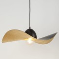 elegancka czarno złota lampa wisząca Sigma Kapello M 32347