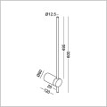Elkim Wand 466 kinkiet LED 6W 60cm