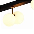 lampa Luna połączenie czerni i złota Jupiter 1920