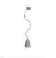 szara lampa wisząca z betonu LOFTlight FEBE XS