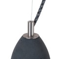 lampa wisząca klosz z czarnego betonu FEBE XS  LOFTlight