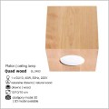 Sollux Quad Wood SL.0493 plafon sufitowy kostka wymiary