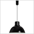 Reflex Maxi czarna metalowa lampa wisząca do kuchni klosz półkula 35cm 1xE27 Tar