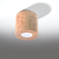 Plafon sufitowy drewniany walec 10cm Orbis wood SL.0492 sollux