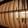 Zeppelin Okrąg lampa wisząca ze sklejki 1xE27 Tar