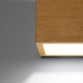 Quad Wood SL.0491 kinkiet z drewna kostka góra-dół 1xG9 Sollux