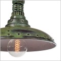 loftlight factoria 1 lampa wisząca industrialna klosz 36cm kolor green