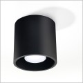 czarny oprawa sufitowa GU10 sollux Orbis  0016
