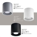 Orbis plafony sufitowe w trzech kolorach Sollux