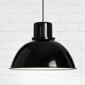 Tar Reflex Maxi czarna lampa wisząca do kuchni klosz półkula 35cm 1xE27