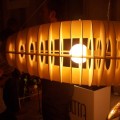 Zeppelin Okrąg lampa wisząca ze sklejki lotniczej  odpornej na odkształcenia 1xE27 Tar