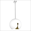 Malaga White 301 lampa wisząca do kuchni biało złota klosz 30cm 1xE27 Keter