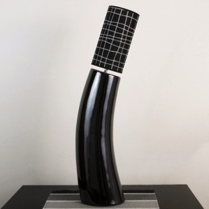 Oze lampa stojąca regulowany abażur z tkaniny Envy