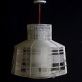 popielata lampa wisząca BUSY Schema